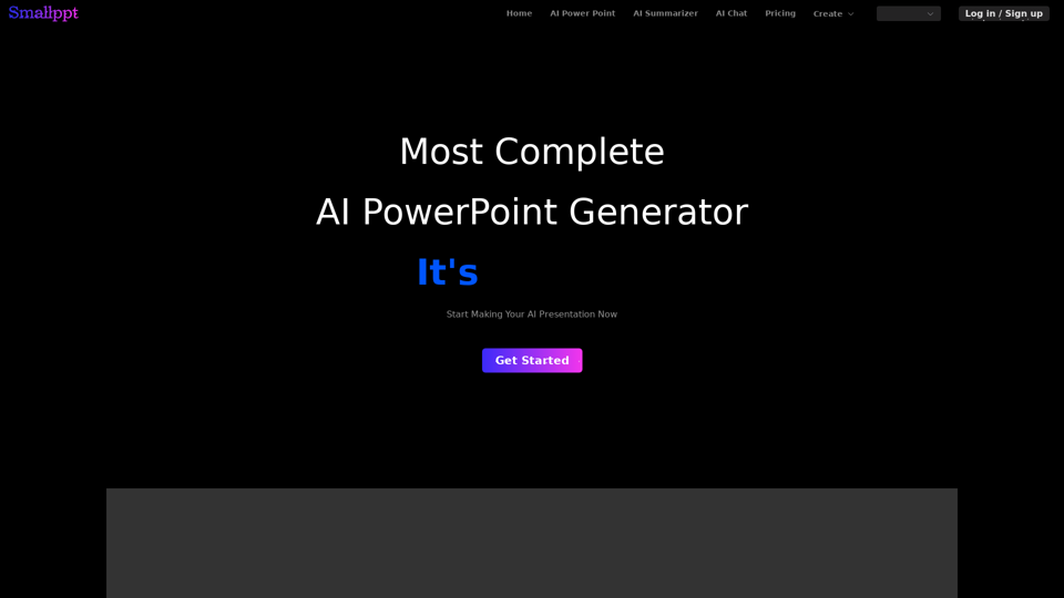 Smallppt : Create Stunning AI Presentations & Mind Maps