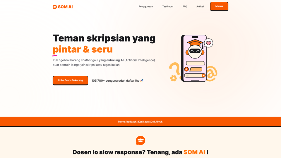 SOM AI - Skripsian Santai dibantu AI