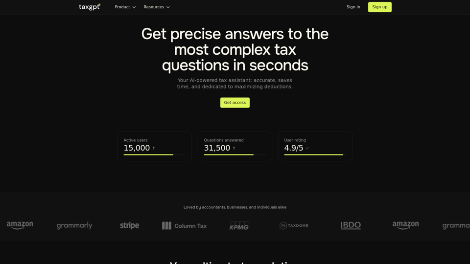 Your AI Tax Assistant | TaxGPT