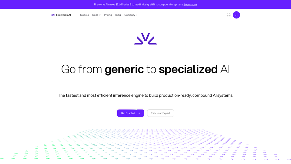 Fireworks - Fastest Inference for Generative AI