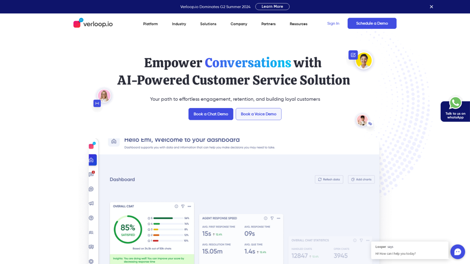 Conversational AI for Customer Support Automation - Verloop.io