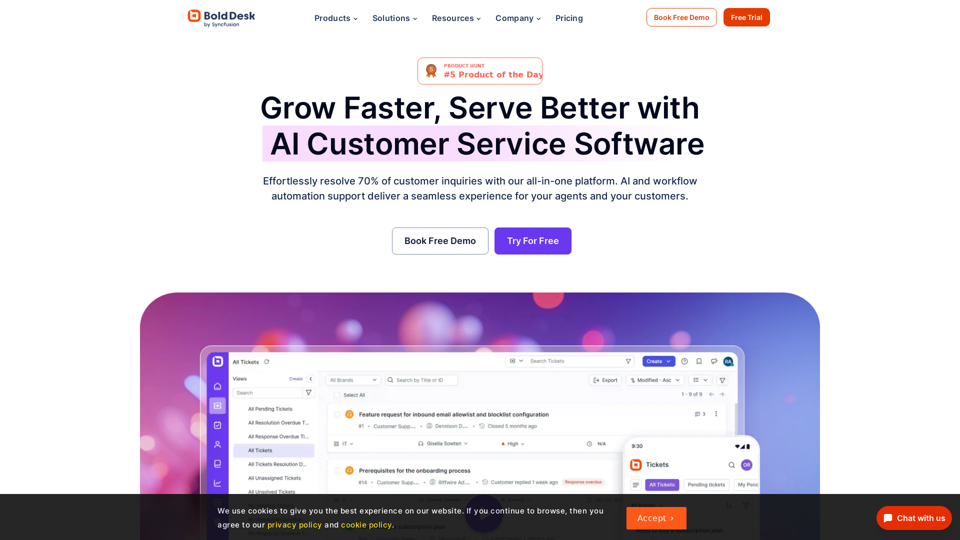 Customer Service Software | BoldDesk by Syncfusion