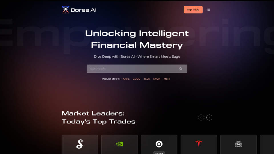 Borea AI | Unlocking Intelligent Financial Mastery