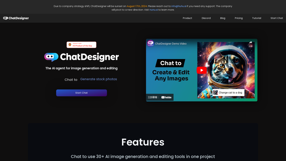 AI Design Agent for Image Generation and Editing - ChatDesigner