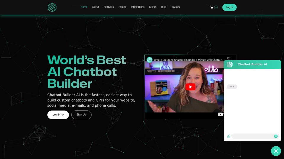 ChatBotBuilderai | Home | World's Best AI Chatbot Builder in 2024