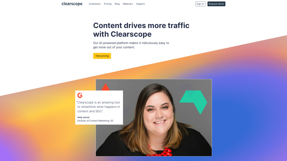 Clearscope: The #1 Content-First SEO Platform