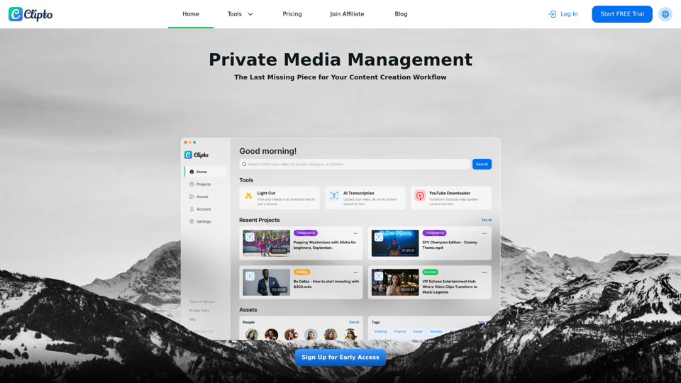 Clipto – Your Private AI Assistant for Content Creation
