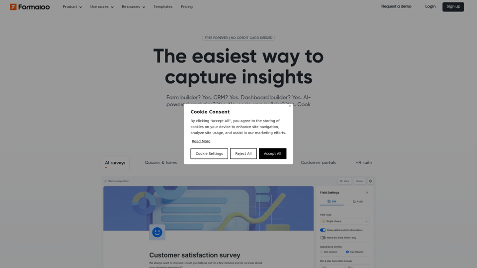 Free Online Form Builder, CRM & Dashboard Builder, all in one place