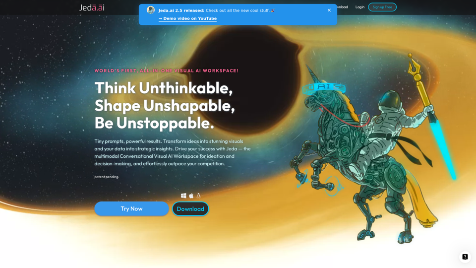 Generative Visual AI Workspace: Visualize, Collaborate, Innovate — Jeda.ai