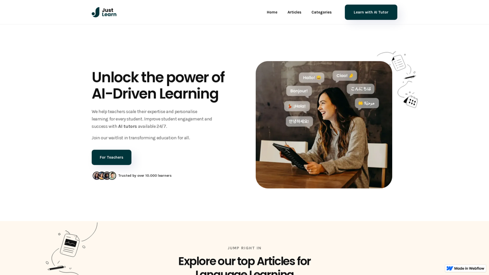 Just Learn | Unlock the World