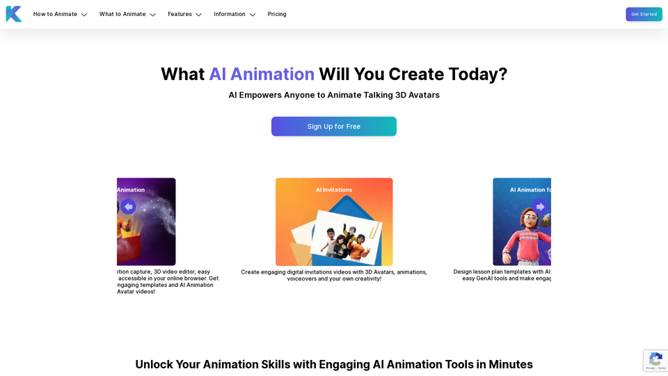 Animation Video Maker | Krikey AI