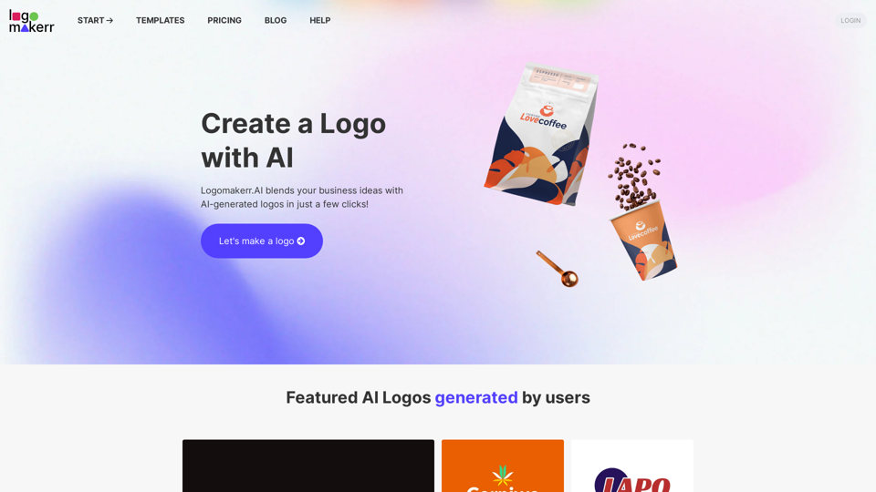 Free Logo Maker | Create a Logo Online - Logomakerr.ai