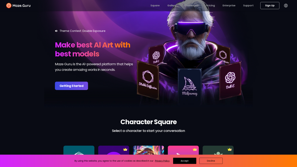 Maze Guru - AI Art Generator - Create AI Art for Free
