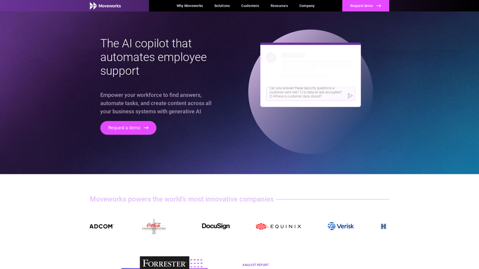 Moveworks: Automate Employee Support
