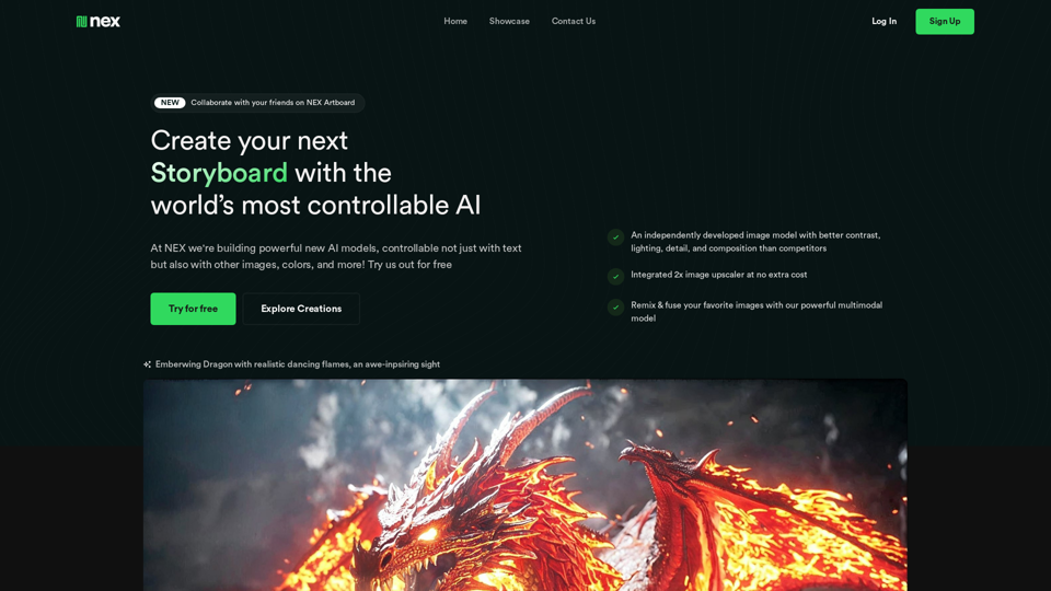 NEX: The World’s Most Controllable AI Image Generator | NEX