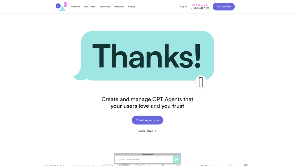 Drive Growth with GPT Chatbot on Your Website | OneAI