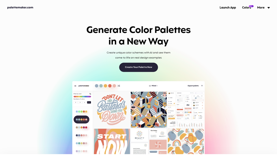 AI Color Palette Generator: Live Preview Colors on Real Designs