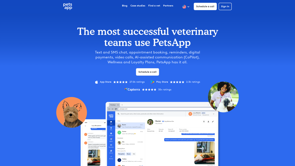 Veterinary engagement and communication platform | PetsApp