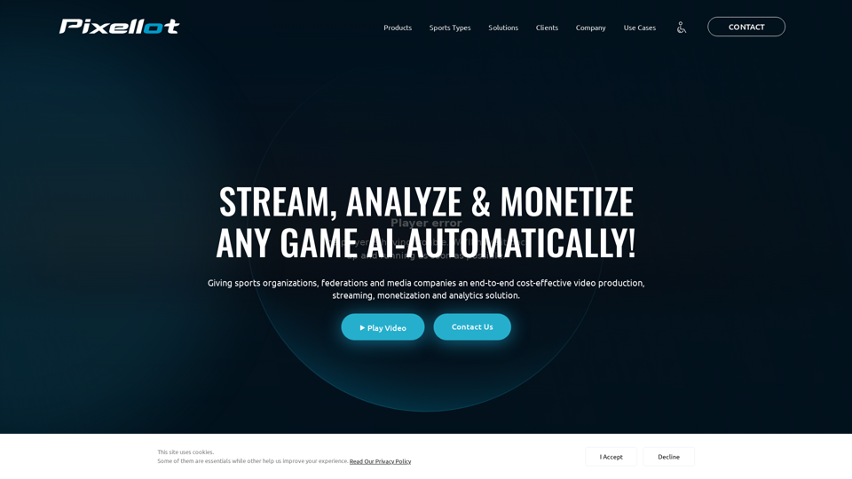 AI-Automated Sports Camera, Streaming & Analytics | Pixellot