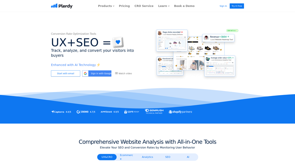 Conversion Rate Optimization Tools – Plerdy