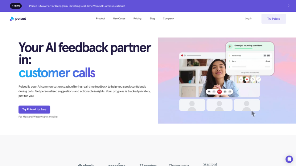 Poised: AI-Powered Communication Coach