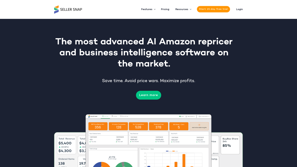 Amazon Repricer | AI Powered Repricing Software, Maximum Profit