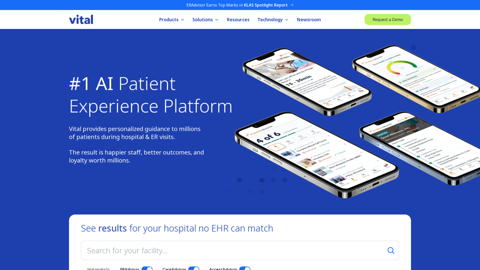 AI-Powered Patient Experience | Vital