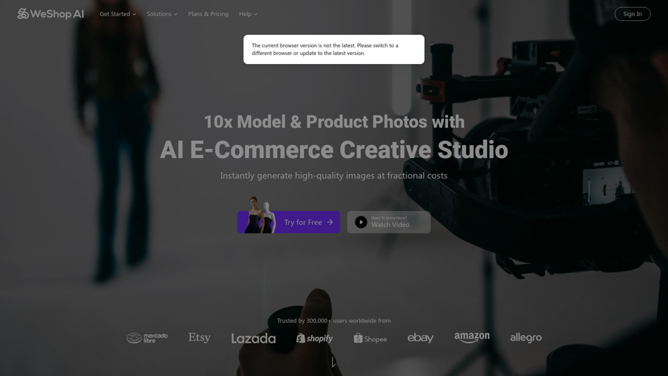 AI Creative Studio & Image Editing for E-Commerce | WeShop AI