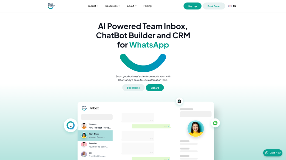 No.1 WhatsApp Automation Tool & Chatbots| ChatDaddy