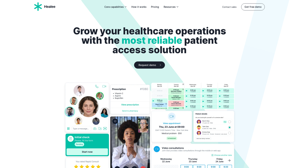 Patient Access Solution | Healee