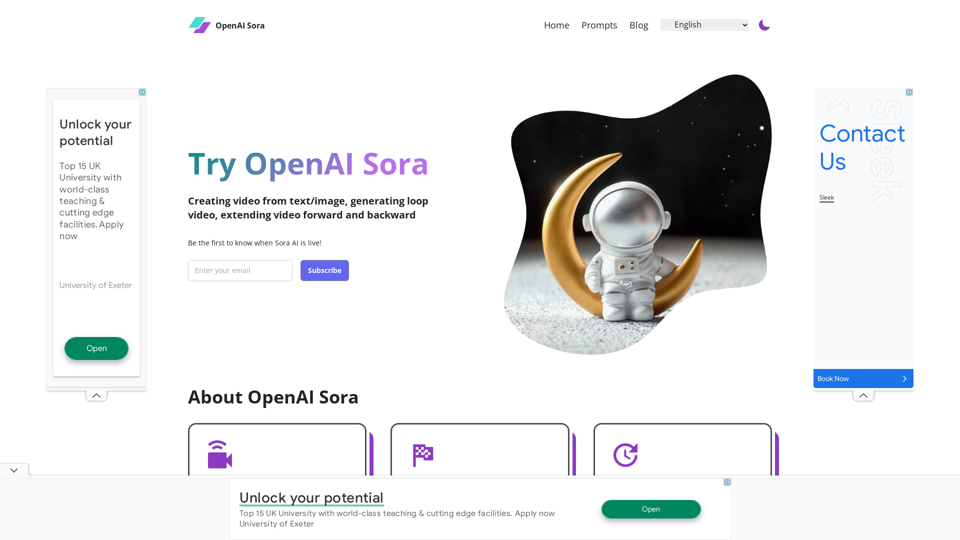 OpenAI Sora - Try Sora AI video Generator for free