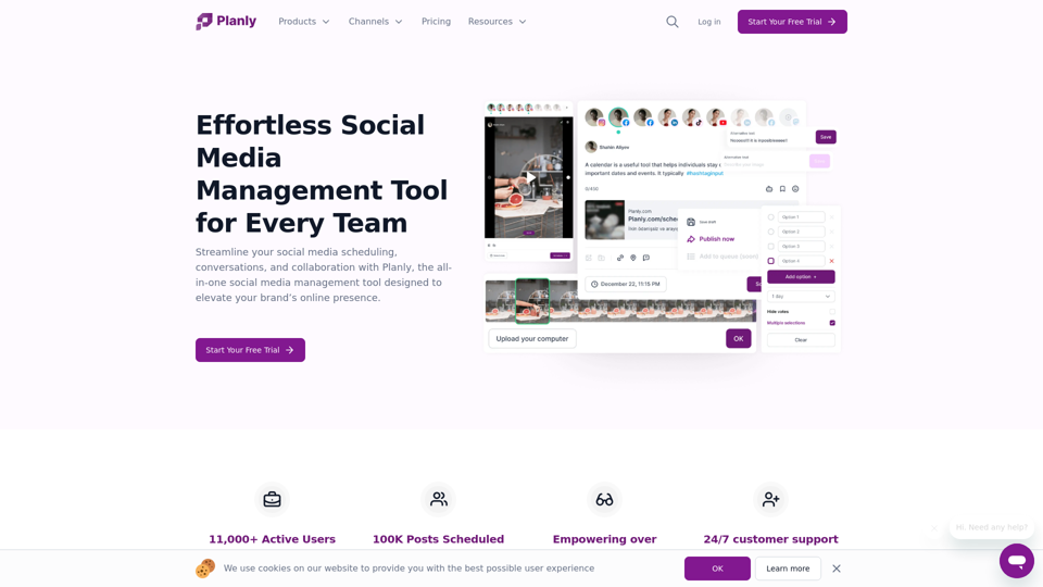 All-in-one social media management tool