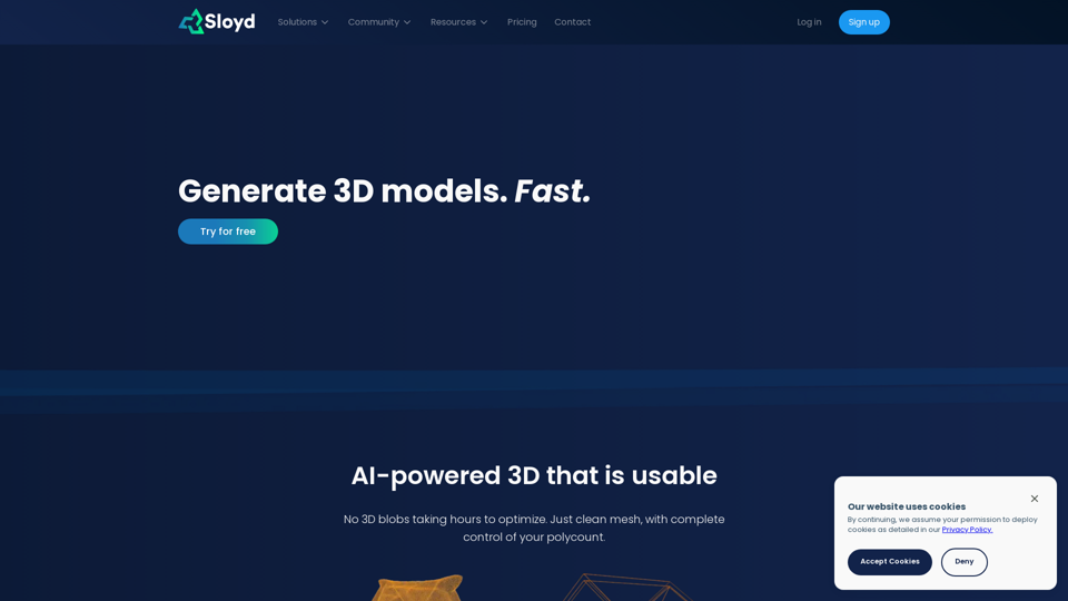 AI 3D Model Generator - Create with Text to 3D