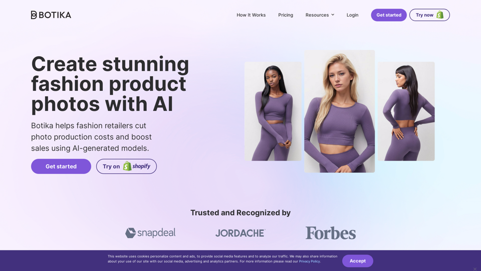 AI generated models for fashion ecommerce | Botika