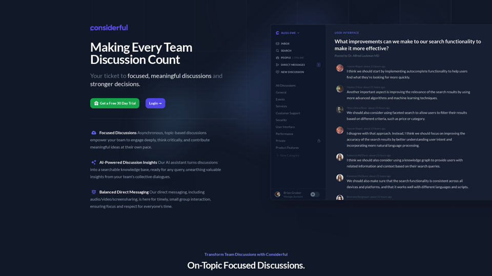 Considerful: Thoughtful Communication for Productive Teams