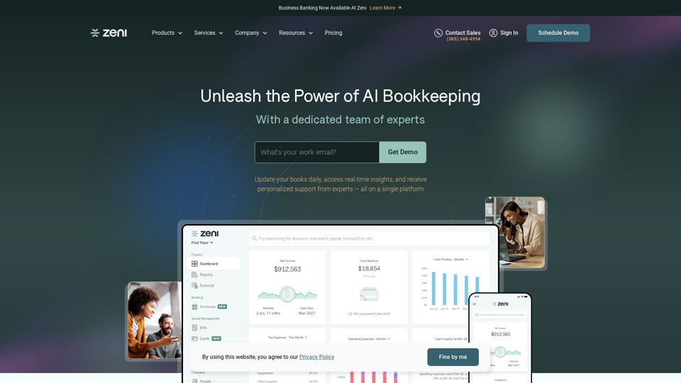 Zeni: The #1 AI Bookkeeping Software | Automated Accounting