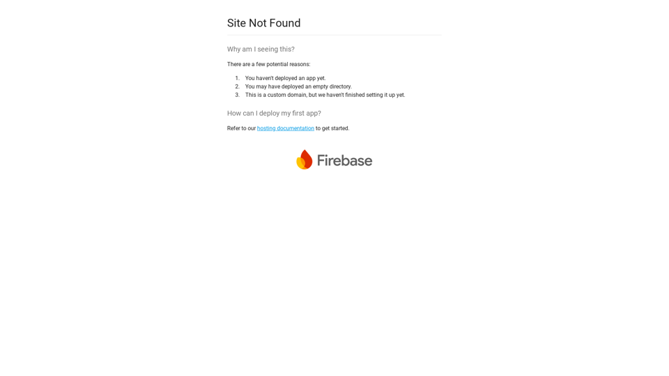 Site Not Found