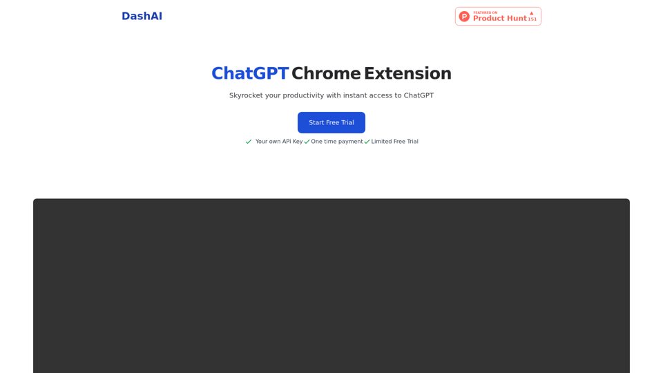 DashAI: Instant ChatGPT access on every webpage