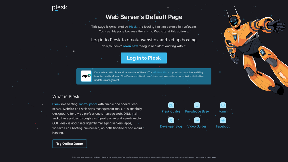 Web Server's Default Page