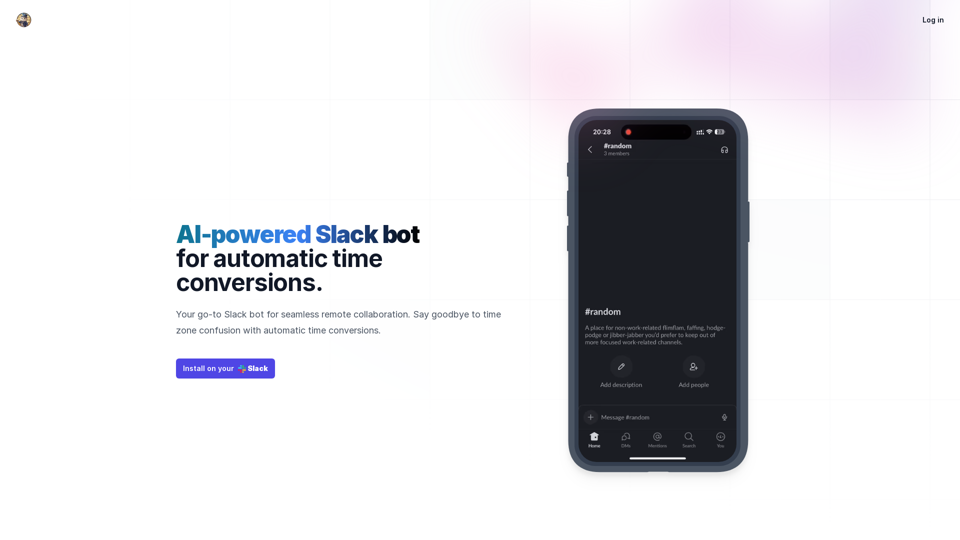 AI-powered Slack bot for automatic time conversions. - Timezone Cat