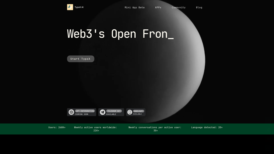 TypoX AI | Unleashing the Power of Web3 for Everyone