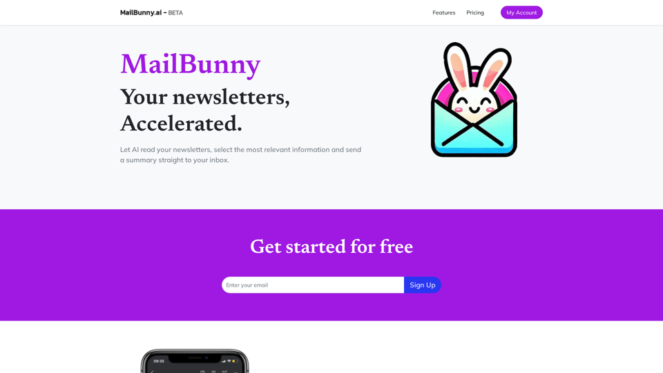 MailBunny.ai - 🐰 Your newsletters, Accelerated.