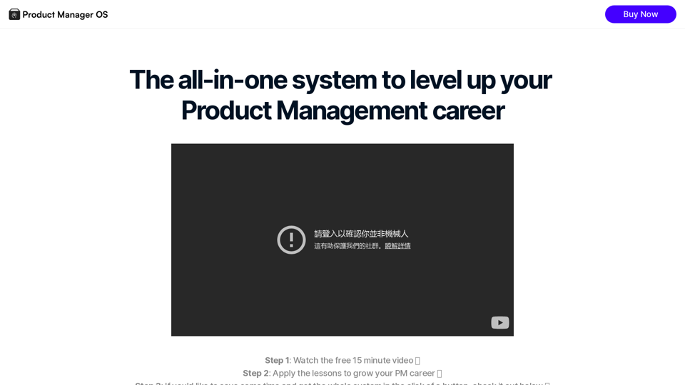 Product Manager OS