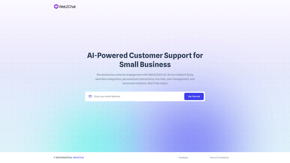 Web2Chat – Your Website's Own ChatGPT Bot