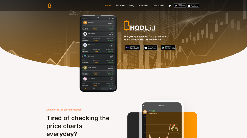 Crypto AI-Powered Investment Advisor - HODL it!