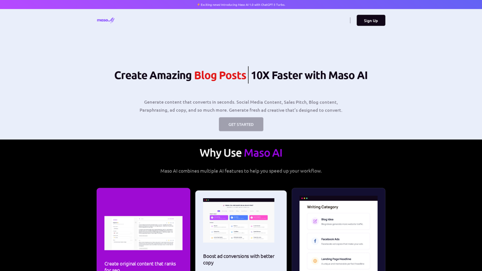 Maso AI – Maso AI – 10x Faster With AI