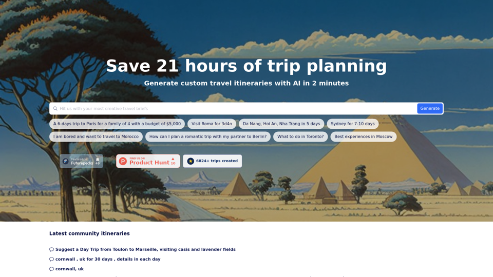 Plantrips | AI Travel Planner