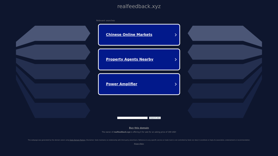 realfeedback.xyz - This website is for sale! - realfeedback Resources and Information.