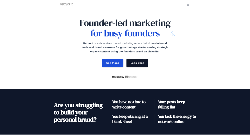 Rethoric: Founder-led content as a service