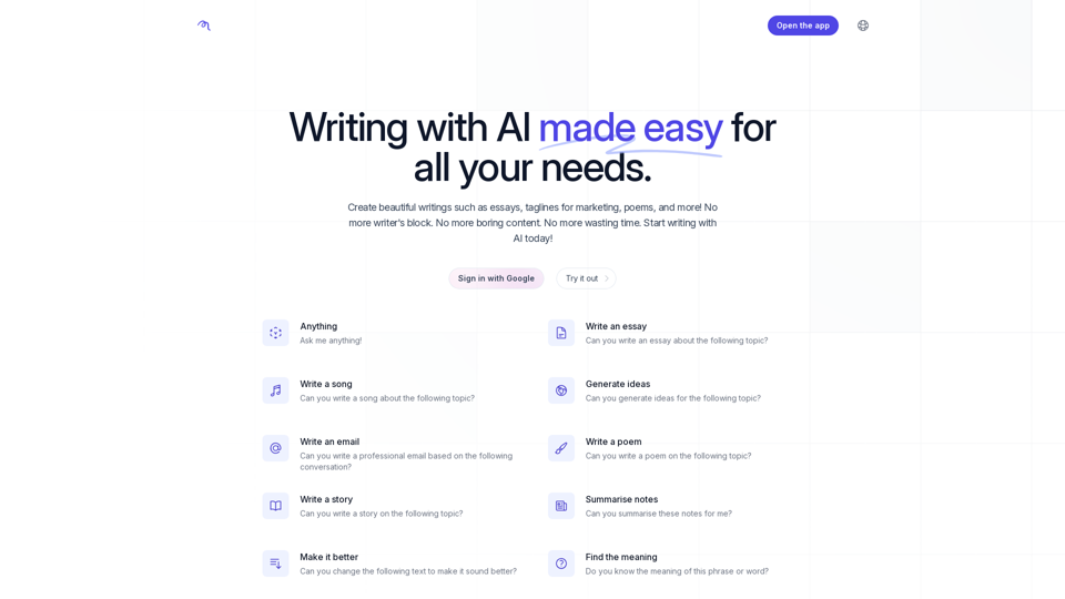 AI Writer - RubyGPT.ai